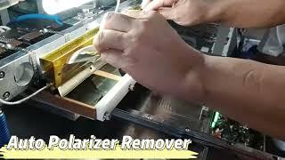 Automatic LCD Screen Polarizer Film Removing Machine - Display Polarizer Sheet Auto Remover