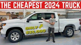 This Is The CHEAPEST Brand New Truck You Can Buy Today *2024 Chevy W/T*