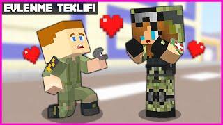 ASKER BEBEK, ASKER KIZ'A EVLENME TEKLİFİ EDİYOR!  - Minecraft ZENGİN FAKİR HAYATI