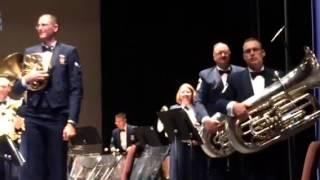 USAF Band of the Golden West performance  - 10/18/14