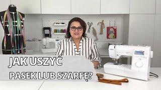 Jak uszyć pasek? Poznaj prosty sposób na uszycie paska lub szarfy! Nauka Podstaw Szycia ultraMaszyna