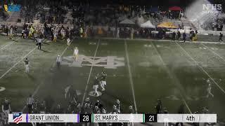 Grant (Sacramento) Vs. St. Mary's (Stockton) LIVE l 2024 CIF-SJS Div. 2 Football Semifinal