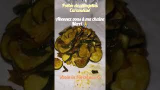 Poêlée de courgettes caramélisée un vrai délice 