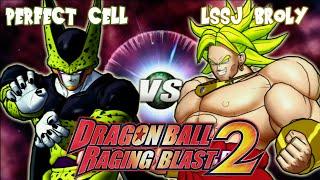 Dragonball Z Raging Blast 2 - Perfect Cell vs. LSSJ Broly with Commentary