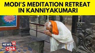 Prime Minister Modi Begins Meditating At Vivekananda Rock Memorial In Kanniyakumari | N18V | News18