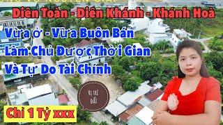 Bán đất xã Diên Toàn huyện diên Khánh tỉnh Khánh Hòa| Vị Trí đất thuận lợi vừa ở vừa buôn bán