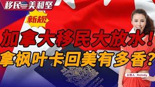 新政：加拿大移民大放水！ 拿枫叶卡回美有多香？《移民美利坚》2023.04.11