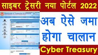 cyber treasury new portal me challan kaise jama kare - how to pay challan in new cyber treasury