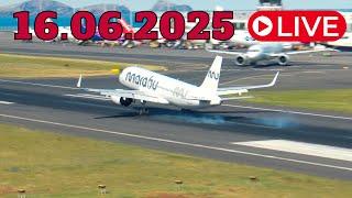 LIVE BIG ACTION From Madeira Island Airport 16.06.2025