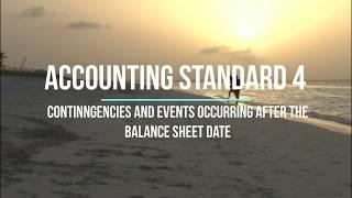 Accounting standard 4( AS4)(tamil)