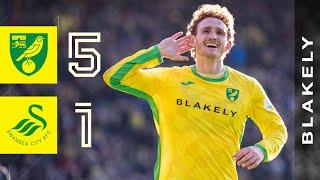 Canaries hit FIVE against Swansea  | HIGHLIGHTS | Norwich City 5-1 Swansea City