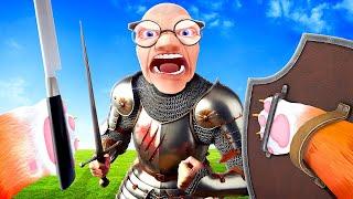 Becoming a KNIGHT to Fight Granny - I Am Cat VR