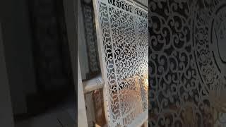 CNC Main Gate Design Front Elevation  fiber laser cutting machine|| #design #shortsviral #ytshorts 