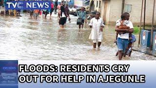 Floods in Ajegunle: Houses submerged as residents cry out for help