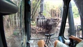 Excavator Land Clearing