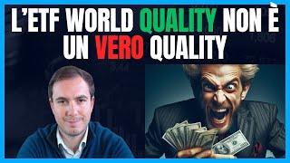 L'ETF World Quality non è un VERO Quality