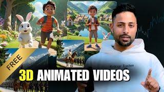 How To Make AI 3D Animated Videos for FREE | NO CREDITS