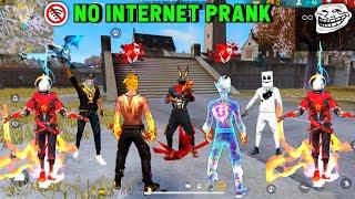 No Internet Prank With Legendry Look Changer Bundle  Cs Ranked 999+ Prank | Garena Free Fire 