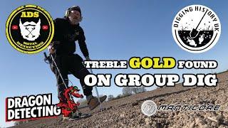 Treble Gold on Digging History Group Dig - Metal Detecting UK - Real Metal Detecting 2025