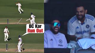 Virat & Siraj laughing when Yashasvi Jaiswal challenged Marnus Labuschagne to run out him