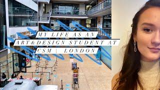 A day in my life at Central Saint Martins UAL! Vlog 1