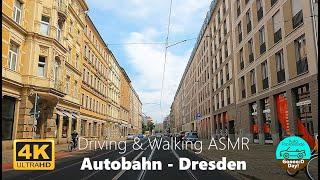 [4K-Auto Promenade] Arriving in Dresden | POV Driving Video 