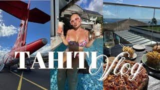 Travel Vlog | I spent 1 week in French Polynesia | Stranded in Tahiti | Moorea + beaches + more!