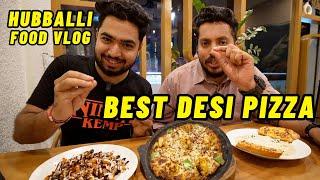 Best Creamy Spicy  Pizza In Hubli Dharwad | Best Cafe In Hubballi | Kannada Food Vlog | Cafe Koppas