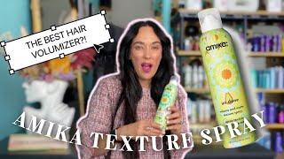 This Amika product is BETTER than hairspray | AMIKA TEXTURE SPRAY | GIGIHAIR