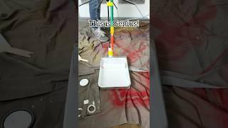 Use an inverted umbrella to catch drips when painting the ceiling! #paint #tips #diy #home #hacks