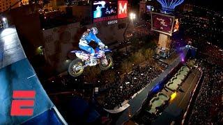 Robbie Maddison’s New Year’s Eve jump in Las Vegas (2008) | New Year No Limits | ESPN Archive