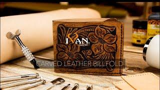 Leather Project: Carved Leather Billfold