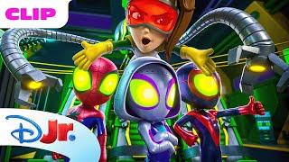 Marvel's Spidey and his Amazing Friends | Robo-Spideys  | @disneyjr