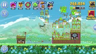 Angry Birds Friends Level 9 Tournament 1433 three stars NO POWER-UP walkthrough 2024-08-12