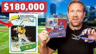 Opening a RARE Box of 1980 Topps Baseball, Chasing a $180,000 Rickey Henderson Rookie Card! 