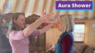 Aura Shower for mental or emotional reboot with 3 1/2 Lost Cubit Light-Life Heavy Tensor Ring