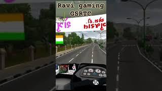GSRTC Bs4 bus mod driving and sound Ravi gaming GSRTC #shots #bussid #express