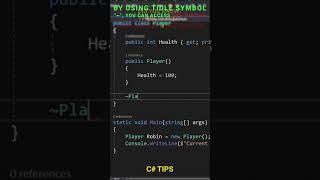 C# Advanced Destructor #shorts​​ #gamedev​ #codeTips