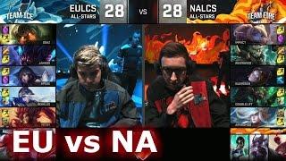 EU LCS vs NA LCS | LoL All-Star Event 2016 Day 1 | ICE vs FIRE - EU vs NA