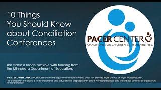 10 things you should know about conciliation conferences