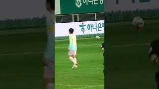 20241012 팀 히어로 vs 팀 기성용 하나은행 자선축구 후반 시작전 #임영웅
