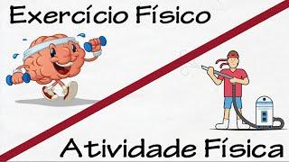 ATIVIDADE FÍSICA X EXERCÍCIO FÍSICO