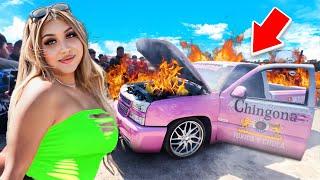 *My TRUCK caught on fire!* @trokiandointhebay Show (GONE WRONG) 