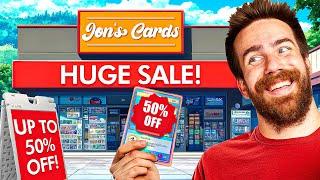 I MADE EVERYTHING 50% OFF!! - TCG Card Shop Simulator