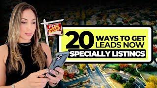 20 PROVEN Ways to Get Real Estate Leads