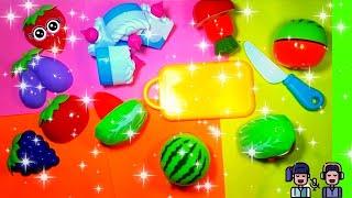 Satisfying toy cutting the wrong fruit vegetable | 3 minutes asmr videos.