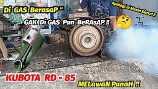 KUBOTA TUA MENOLAK PENSIUN !! Di Gas Berasap Tebal " Gak Di Gas Juga Berasap Tebal