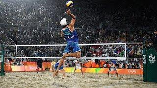 TOP 20 Crazy Actions Beach Volleyball | 3rd Meter Spike | Best Block | Best Dig | Best Defense