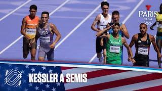 Hobbs Kessler, de USA, clasifica a semifinales de 800 metros | Juegos Olímpicos París 2024