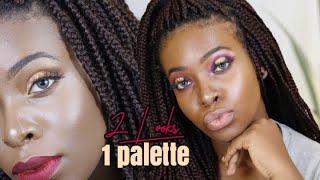 2 SNATCHY LOOKS USING 1 PALETTE | WHITNEY WUZOR